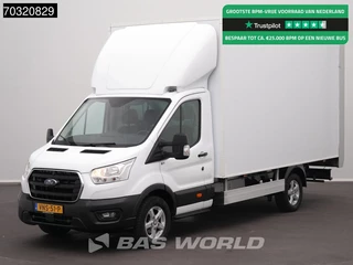 Ford Transit 130pk D'Hollandia Laadklep Zijdeur Bakwagen Camera Airco Cruise Parkeersensoren Euro6 Meubelbak Koffer Airco Cruise control