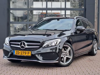 Hoofdafbeelding Mercedes-Benz C-Klasse Mercedes-Benz C-Klasse Estate 180 AMG Sport Edition | Led | Navi | Trekhaak | ECC | Leder | Vol opties |