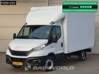 Iveco Daily 35S16 Automaat Bakwagen Achterdeuren 160PK Airco Camera Euro6 Meubelbak Koffer 21m3 Airco