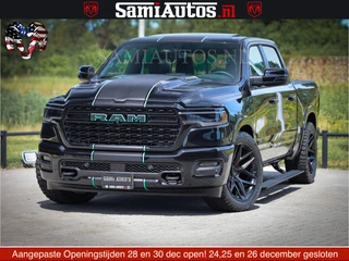 Dodge Ram 1500 Limited Night High Output 540HP 706Nm | Massage + Full Option | De Meest Luxe en Volle Pick-Up in zijn Klasse | Comfortabele Dubbele Cabine met Royale 5 Zitplaatsen | BPM vrij | Nu Leverbaar uit Voorraad | Voorraad Nr 2320 - 5138
