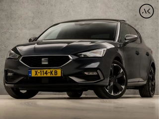 SEAT Leon 1.4 TSI FR Sport eHybrid PHEV 204Pk Automaat (SCHUIFDAK, APPLE CARPLAY, MEMORY SEATS, LEDER/ALCANTARA, STUUR/STOELVERWARMING, CAMERA, SPORTSTOELEN, ADAPTIVE CRUISE, GETINT GLAS, NIEUWSTAAT)