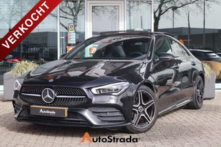Mercedes CLA Coupé 180 AMG-Line 136pk Cruise | Climate | Navigatie | Camera | Multibeam | Pano | Keyless | Virtual  | Sfeer