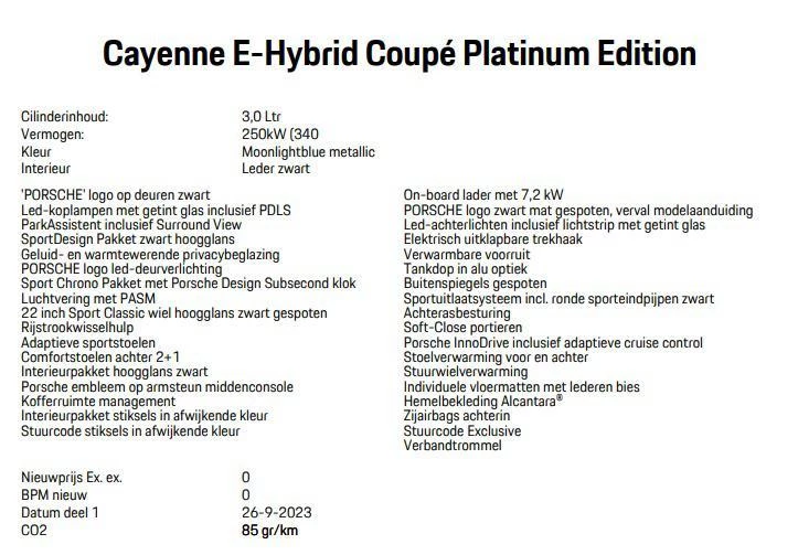 Hoofdafbeelding Porsche Cayenne