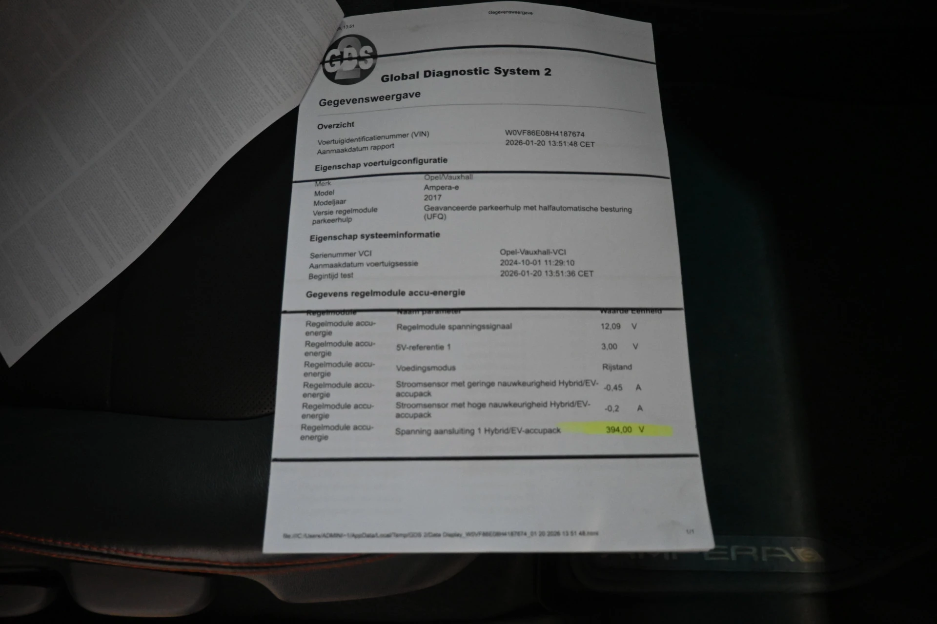 Hoofdafbeelding Opel Ampera-e