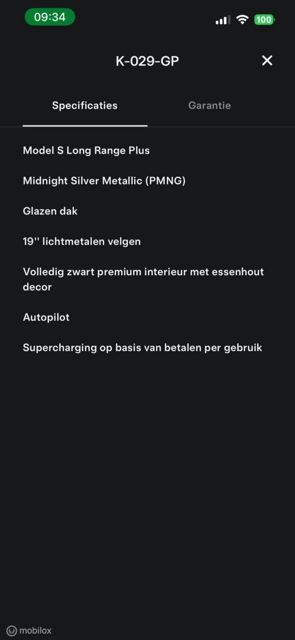 Hoofdafbeelding Tesla Model S