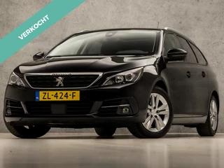 Peugeot 308 SW 1.2 PureTech Sport (PANORAMADAK, APPLE CARPLAY, LEDER, GROOT NAVI, SPORTSTOELEN, PARKEERSENSOREN, TREKHAAK, GETINT GLAS, LANE ASSIST, NIEUWSTAAT)