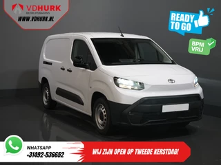 Toyota ProAce CITY 1.5 130 pk Aut. L2 BPM VRIJ! LED/ Virtual Cockpit/ 3 pers./ Carplay/ Camera/ Climate/ PDC/ Cruise