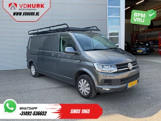 Volkswagen Transporter 2.0 TDI 150 pk DSG Aut. L2 MARGE LED/ 2.5t Trekverm./ 2x Schuifdeur/ Navi/ Camera/ Cruise/ Airco/ Imperiaal/ PDC/ Trekhaak