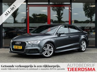 Audi A3 Limousine 30 TFSI Sport S Line Edition | 3x S Line | Origineel Nederlands | Navigatie | LED Koplampen | Climate Control | Cruise Control | All Season Banden | Parelmoer Metallic Lak | 2e Eigenaar | S Tronic | Daytona |