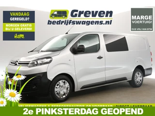 Citroën Jumpy 2.0 BlueHDI L3H1 Marge Dubbele Cabine 5 Persoons Clima Carplay Cruise Navi PDC Trekhaak
