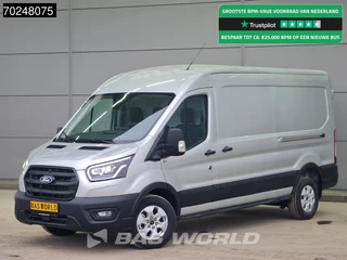 Ford Transit 165pk Automaat Limited Dubbele schuifdeur L3H2 ACC 360camera Navi CarPlay Xenon Camera 11m3 Airco