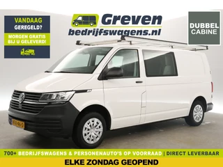 Volkswagen Transporter 2.0 TDI L2H1 140PK Dubbele Cabine 5 Persoons Airco PDC Imperiaal Elektrpakket Trekhaak