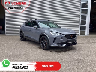 CUPRA Formentor 1.4 e-Hybrid 245 pk VZ Performance Standkachel/ Stoelverw./ Elek.klep/ Memory/ Adapt.cruise/ Navi/ Climate/ Camera/ PDC/ 19” LMV