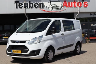 Ford Transit Custom 270 2.0 TDCI L1H1 Trend DC Airco, Radio cd speler, 2 Achterdeuren, Trekhaak, Stoelverwarming