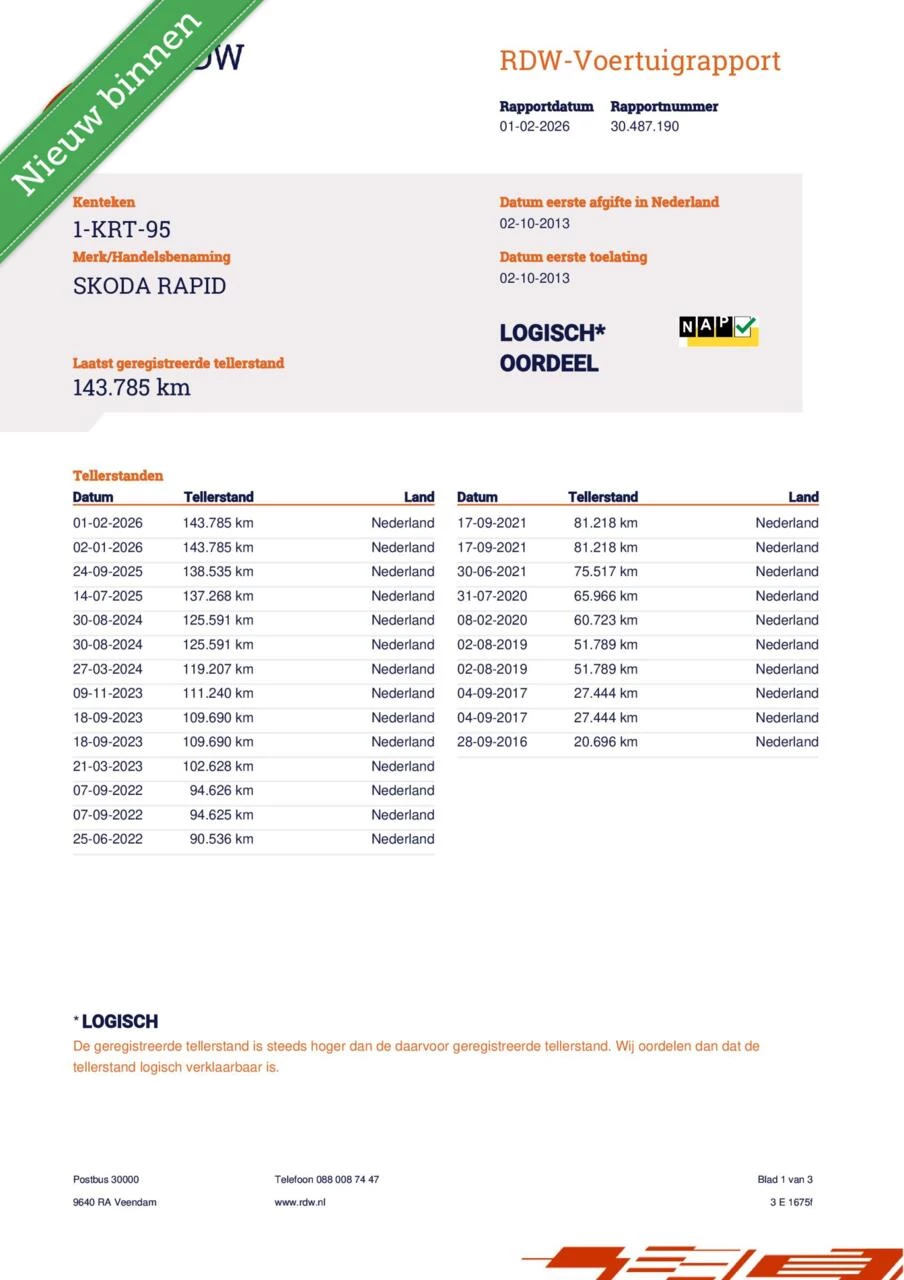 Hoofdafbeelding Škoda Rapid