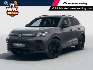 Volkswagen Tiguan R-Line Edition 1.5 eHybrid 204 PK 6 versn. DSG · Black Style Pakket · Panoramaschuif-kanteldak · Trekhaak inklapbaar, met elektrische ontgrendeling, incl. aanhangermanoeuvreerhulp Trailer Assist ·