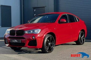 Hoofdafbeelding BMW X4 BMW X4 xDrive28i M-Sport 20" LEER TREKHAAK 
