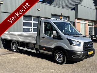 Ford Transit 350 2.0 TDCI Maxi Maxi Openlaadbak Pick-up Bluetooth telefoon voorbereiding 3-Persoons Euro 6 open laadbak P-up Bakwagen Bpm vrij voor particulier gebruik!!