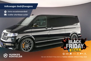 Volkswagen Transporter Dubbel Cabine T6.1 2.0 TDI 204PK DSG L2H1 Rijklaar Prijs | LED Koplampen |Verlaagd | 20 Inch | Digitale cockpit | Climatronic | Navigatie