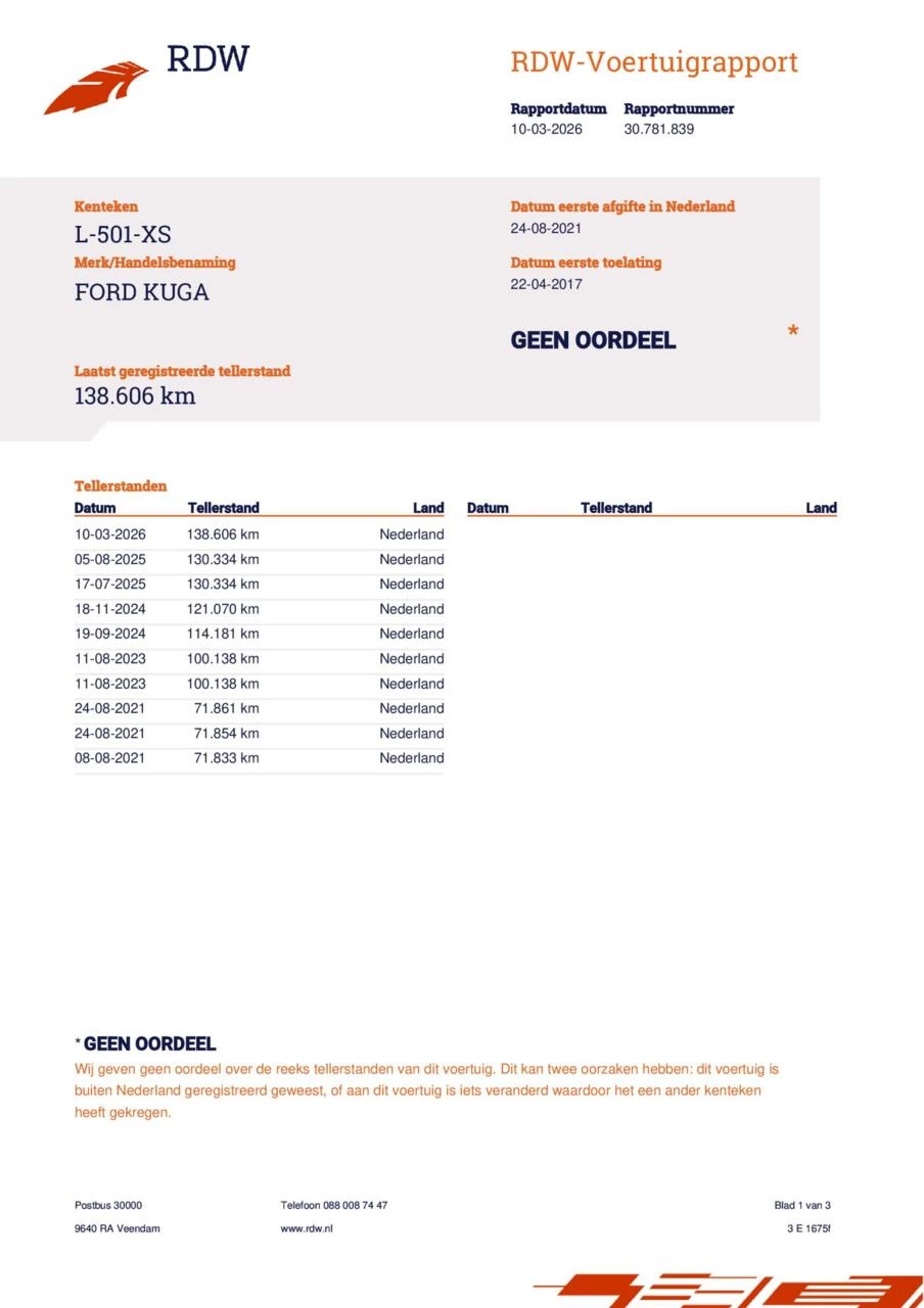 Hoofdafbeelding Ford Kuga