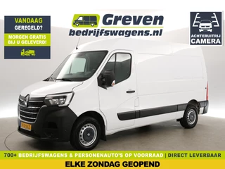 Renault Master T33 2.3 dCi L2H2 150PK Camera Cruise Carplay LED Airco Navigatie Trekhaak 3 Persoons PDC
