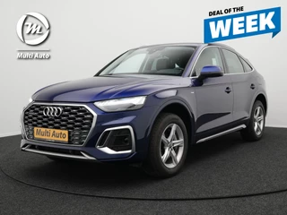 Audi Q5 Sportback 55 TFSI e Quattro S-Line Plug in Hybrid PHEV | Alcantara Sportstoelen | Trekhaak af Fabriek | Adaptive Cruise | Apple Carplay | Virtual | Navigatie | Camera | DAB | Stoelverwarming |