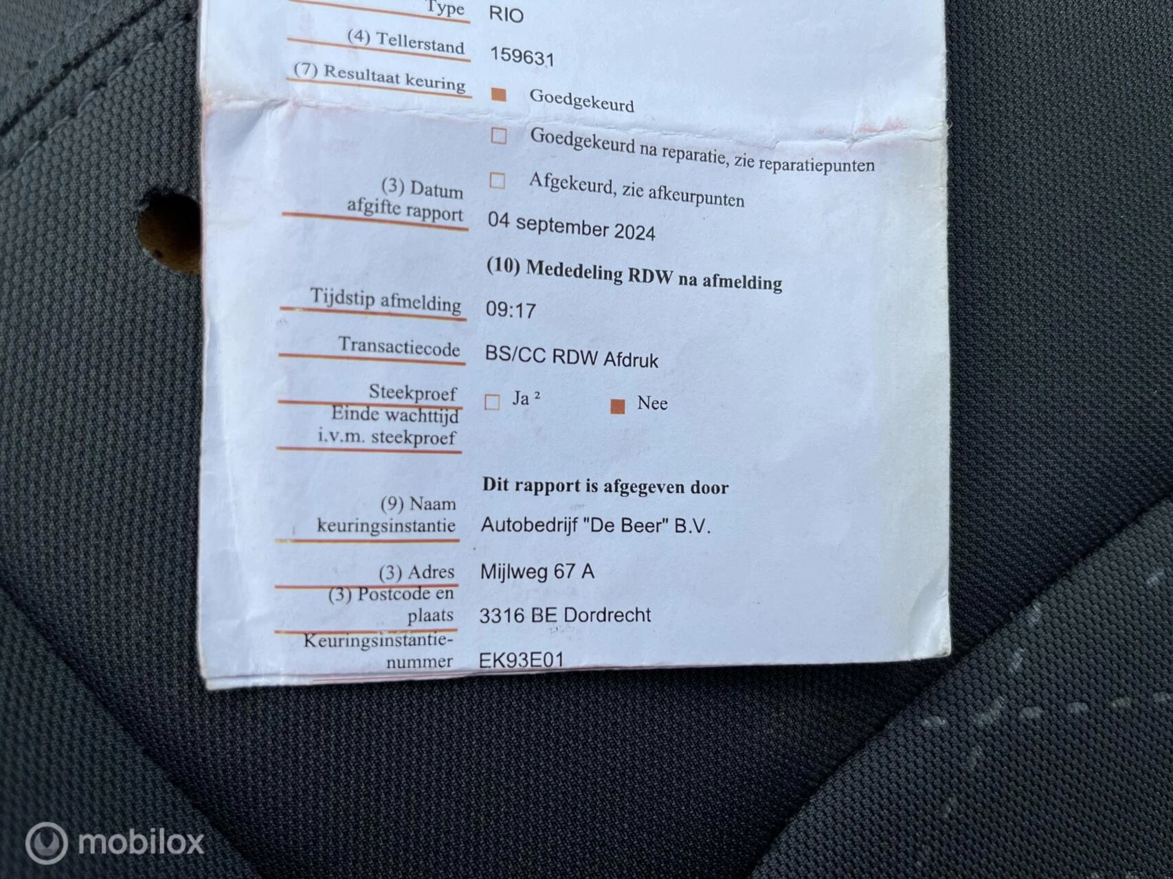 Hoofdafbeelding Kia Rio