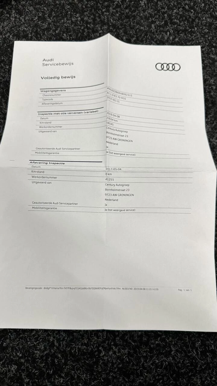 Hoofdafbeelding Audi A1