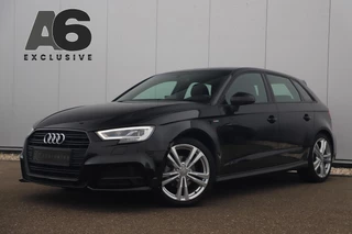 Audi A3 Sportback 35 TFSI CoD S-Line Sport 150PK Automaat Virtual Cockpit Half Leder Stoelverwarming Navigatie Carplay Android 18 inch LMV Full LED Parkeersensor Clima Cruise