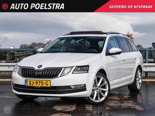 Skoda Octavia Combi 1.5 TSI 150 PK DSG Sport Panoramadak Sportstoelen Leder LED ACC Trekhaak Camera Apple Carplay Android Auto DAB Navigatie Stoelverwarming 18"