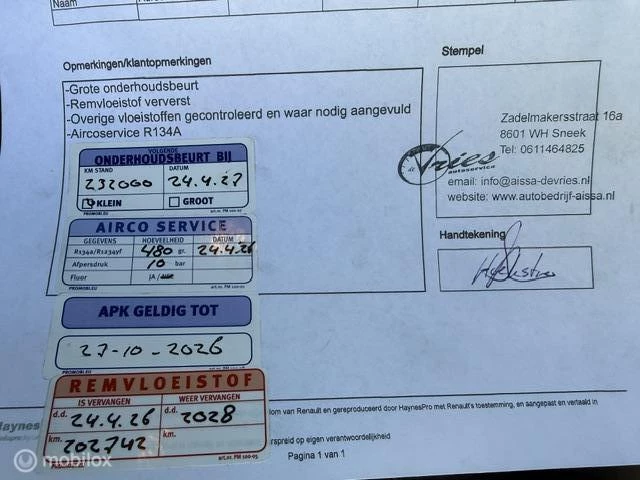 Hoofdafbeelding Renault Scénic