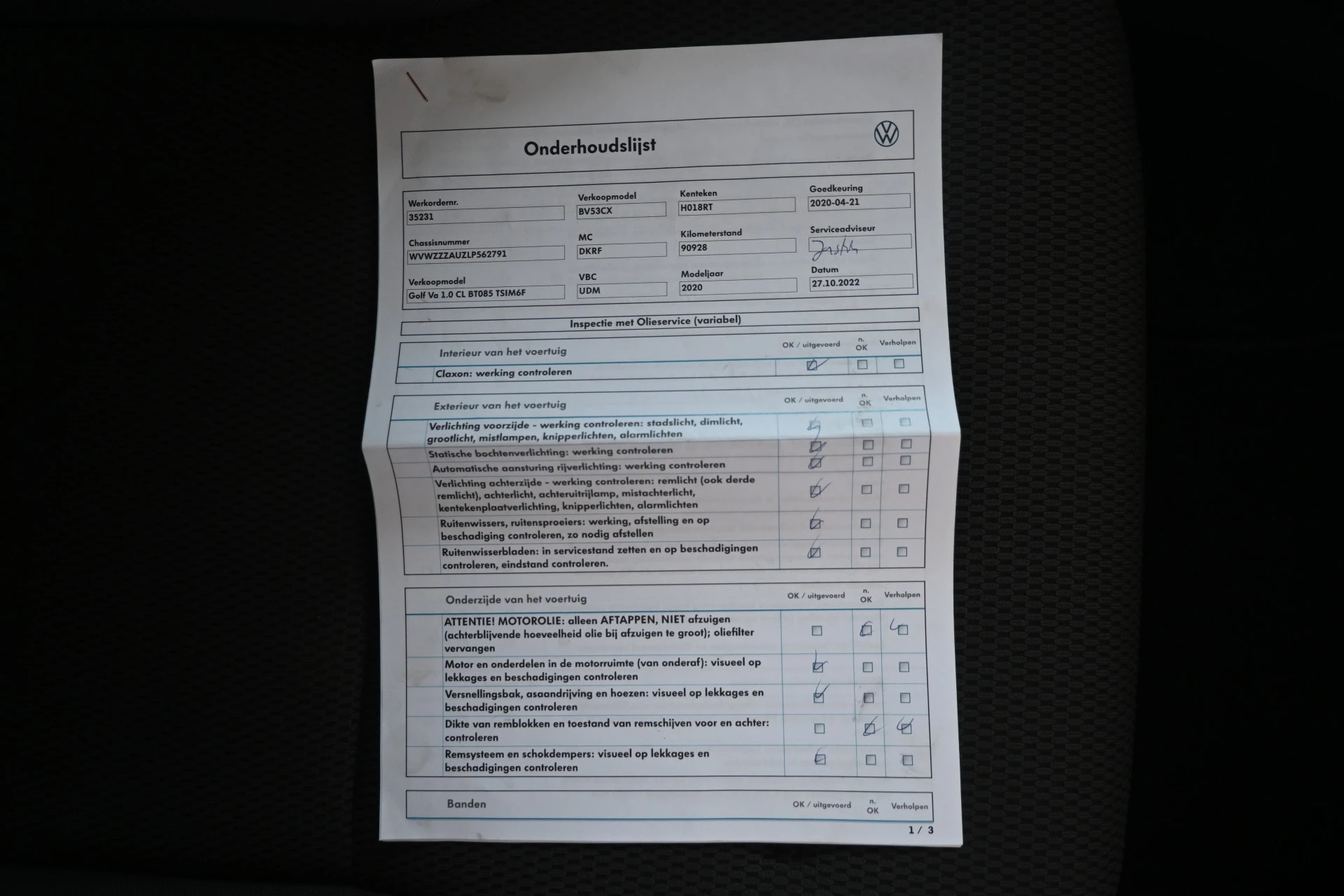 Hoofdafbeelding Volkswagen Golf