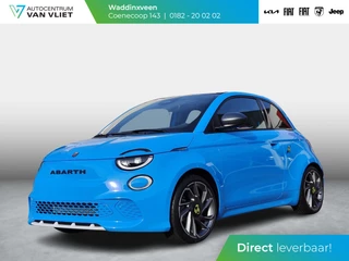 Abarth 500e 42 kWh Scorpionissima 155pk | Beschikbaar in overleg | Cabrio | Clima | Keyless | Camera | LED | JBL | 18" | Alcantara | Navi | Stoelverwarming | 1 van 1949 | Apple Carplay |