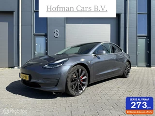 Tesla Model 3 Performance AWD 75 kWh 462PK DUAL MOTOR 20Inch INCL BTW