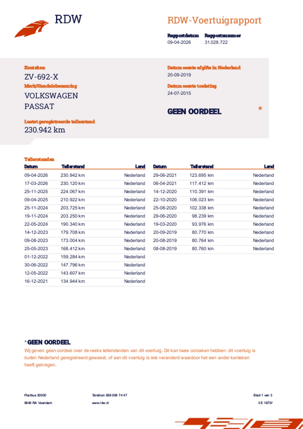 Hoofdafbeelding Volkswagen Passat