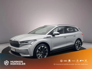 Hoofdafbeelding Škoda Enyaq iV Skoda Enyaq iV 60 180pk Automaat Adaptive cruise control, Navigatie, Lederen bekleding, Achteruitrijcamera, LED verlichting, Stoelverwarming, Parkeersensoren, App connect, Stuurwiel verwarmd