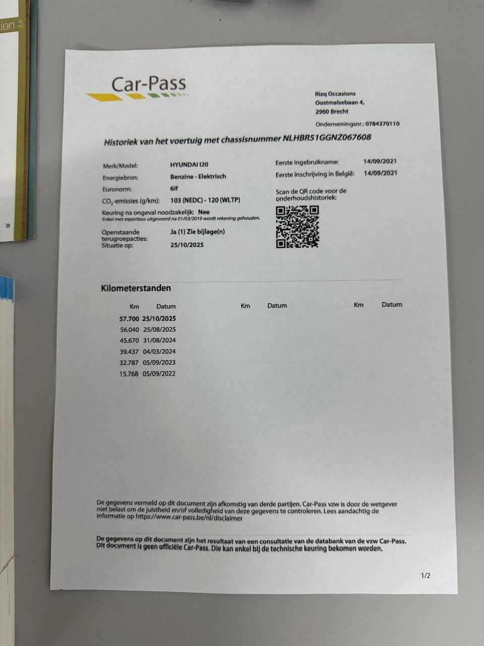 Hoofdafbeelding Hyundai i20