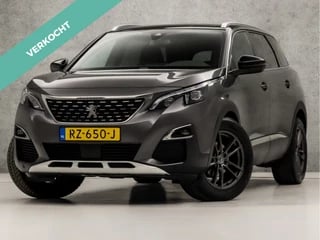 Peugeot 5008 1.2 PureTech GT-Line 7 Persoons (APPLE CARPLAY, GROOT NAVI, 360 CAMERA, KEYLESS, LEDER, ZWART HEMEL, SPORTSTOELEN, GETINT GLAS, LED KOPLAMPEN, SFEERVERLICHTING, DAB+, NIEUWSTAAT)