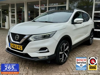 Hoofdafbeelding Nissan QASHQAI Nissan Qashqai 1.2 Tekna + Led, Navi, Camera's, Pano, LM..