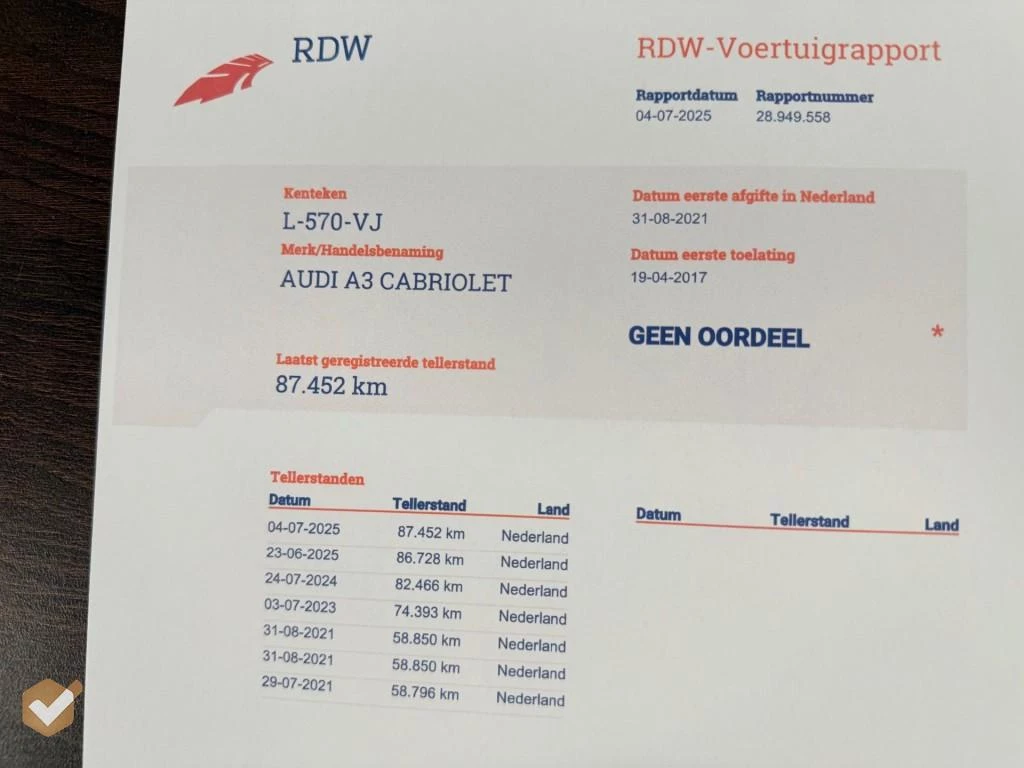 Hoofdafbeelding Audi A3