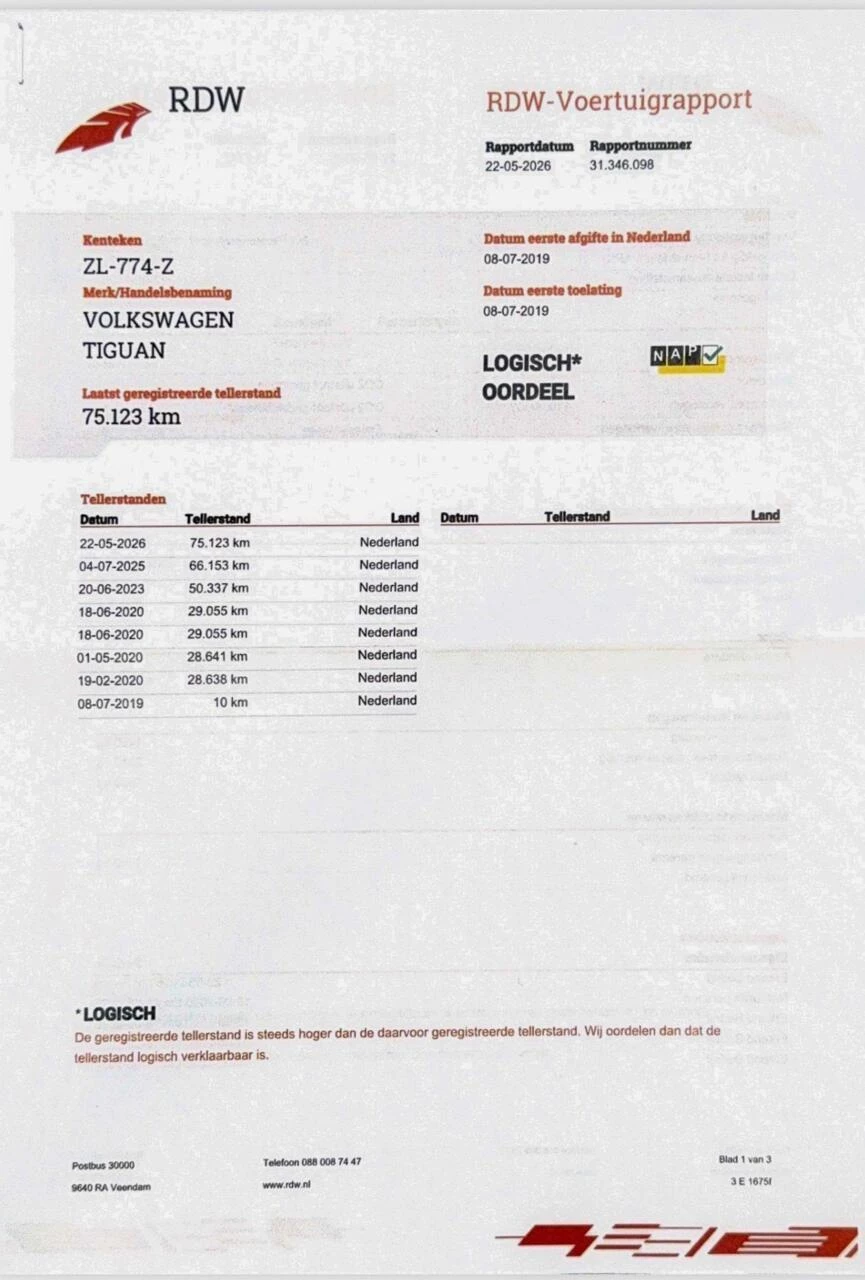 Hoofdafbeelding Volkswagen Tiguan