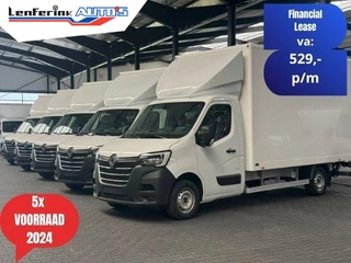 Renault Master 2.3 dCi 165 pk Bakwagen met Laadklep 5x Voorraad Navi, Airco, Dakspoiler, Cruise Control, 3-Zits