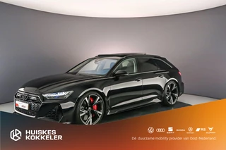 Hoofdafbeelding Audi RS6 Audi RS 6 600pk | Keramisch | Pano | B&O | Head UP | 305km\h | RS Dynamic Plus | Tour/City | 4Wiel Besturing | 360Cam | Servo | RS Sportuitlaat | RS Luchtvering |