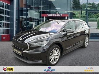 Škoda Enyaq iV 80 TREKHAAK/CAMERA/ELEK-KLEP/ACC/LEDER/MEM/STOEL+STUURVERW