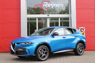 Hoofdafbeelding Alfa Romeo Tonale Alfa Romeo Tonale 1.5T 160PK AUTOMAAT Hybrid Ti | NIEUWE AUTO! | ELEKTRISCH BEDIENBARE VOORSTOELEN MET GEHEUGENFUNCTIE | HARMAN EN KARDON AUDIO | FULL LED KOPLAMPEN | 18" LICHTMETALEN VELGEN | CLIMATE CONTROL | NAVIGATIE | DRAADLOZE APPLE CARPLAY/ANDROID AUTO | ADAPTIVE CRUISE CONTROL | STOEL/STUUR VERWARMING | STOEL VENTILATIE | ELEKTRISCH BEDIENBARE ACHTERKLEP | DRAADLOZE TELEFOONLADER | KEYLESS ENTRY/START | PARKEERSENSOREN VOOR + ACHTER | ACHTERUITRIJ CAMERA |
