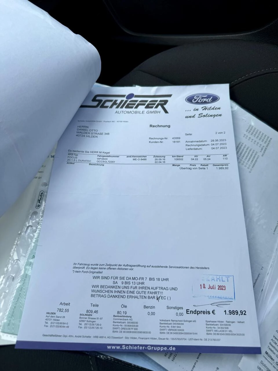 Hoofdafbeelding Ford Focus