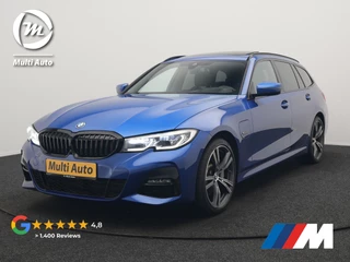 BMW 3 Serie Touring 330e M Sport Plug In Hybrid 293pk Dealer O.H. PHEV | Panodak | Head Up | Laser LED | Adaptief Onderstel | Camera | Alcantara Sportstoelen Memory & Verwarmd | Sfeerverlichting | Apple Carplay | Keyless | Blis | 19"L.M | Virtual | DAB |