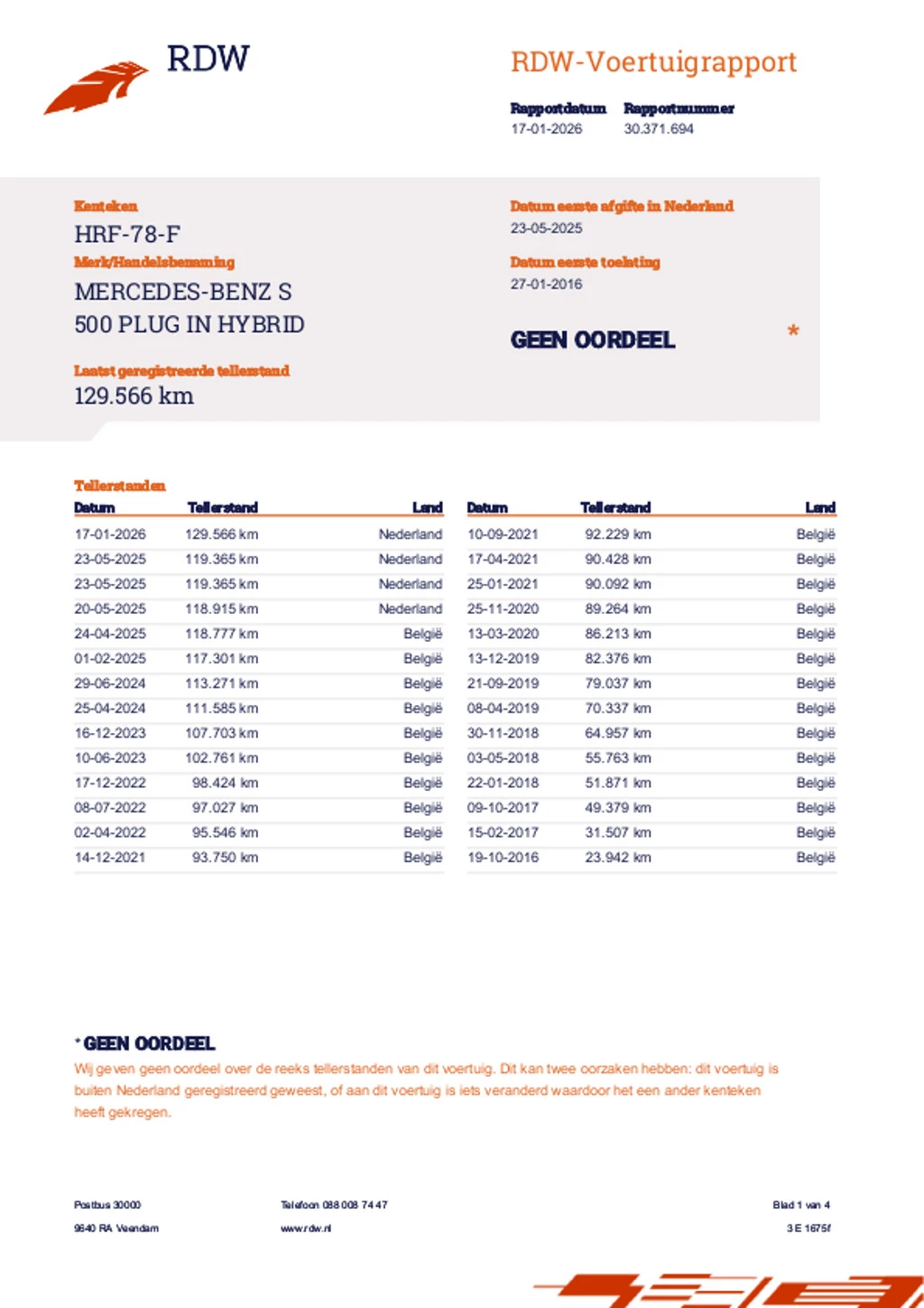 Hoofdafbeelding Mercedes-Benz S-Klasse