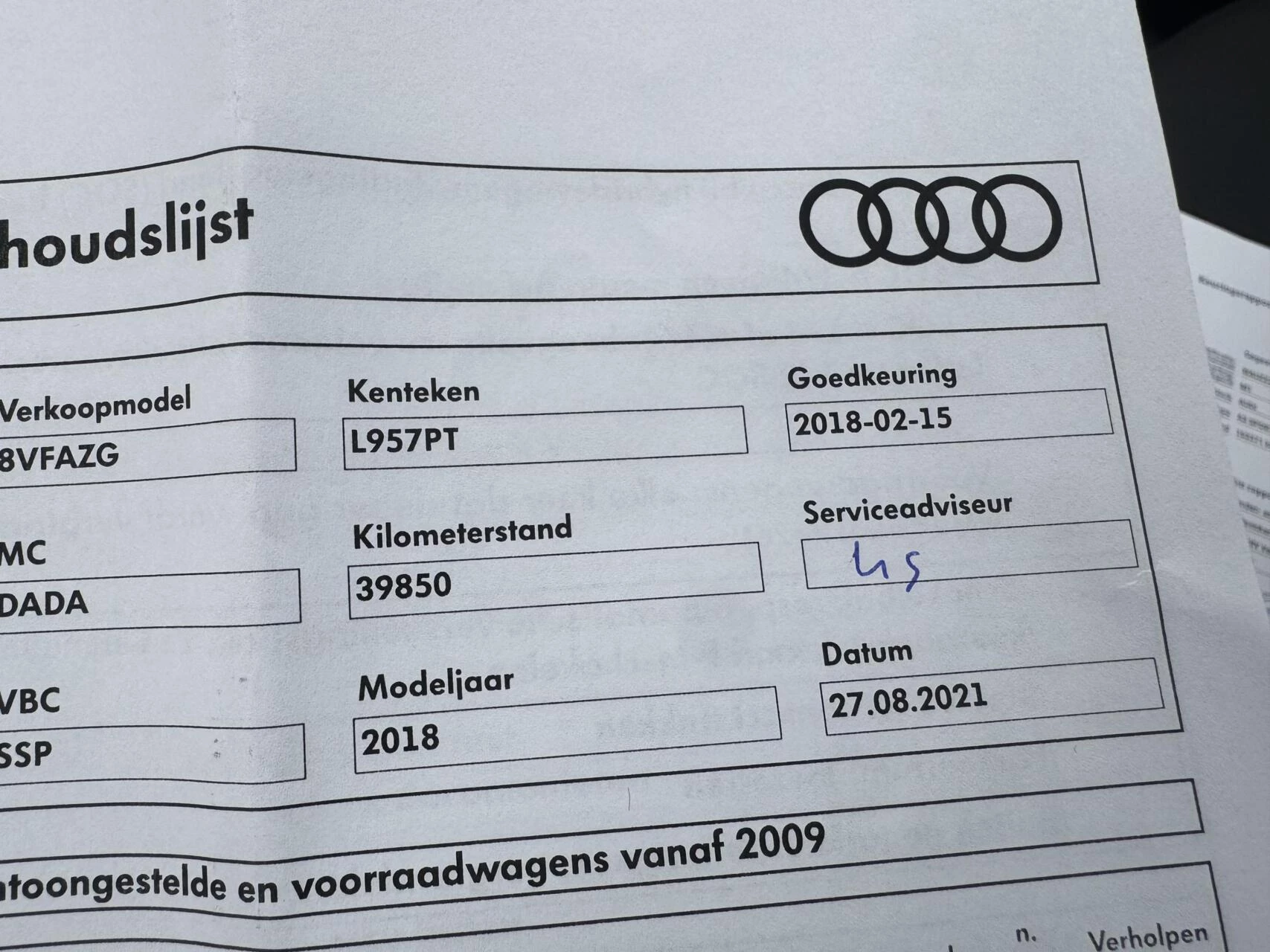 Hoofdafbeelding Audi A3