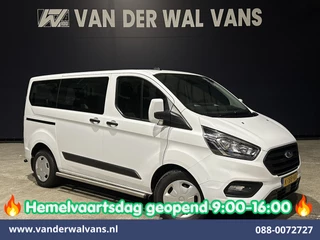 Ford Transit Custom 1.0 EcoBoost Hybride Automaat L1H1 9 Persoons Personenbus Euro6 Prijs INCL BTW/BPM Airco | Cruisecontrol | LED Sidebars, Verwarmde Voorruit, Stoelverwarming, Parkeersensoren, Bijrijdersbank